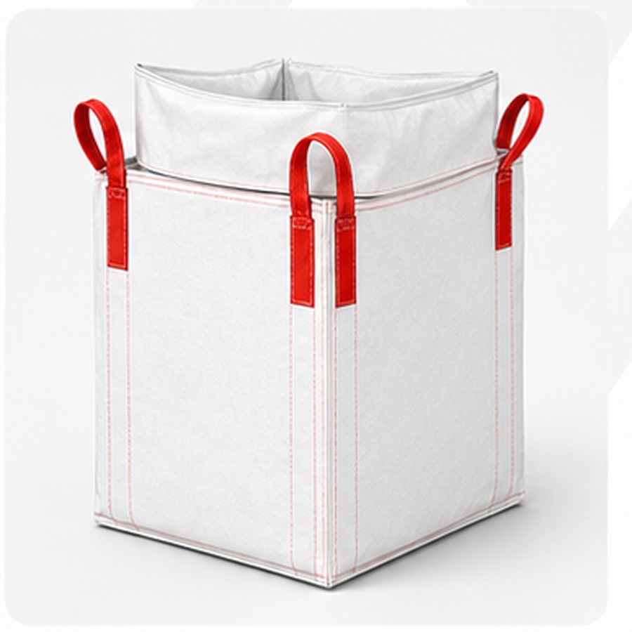 Maxisaco Faldón de Carga · Fondo Plano — Big Bag industrial Maxisacosya